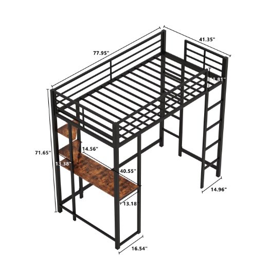 Metal Loft Bed - Image 5