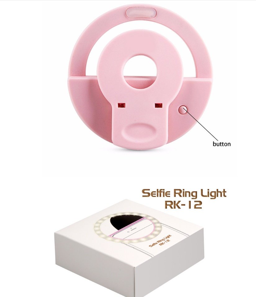 Mobile phone fill light USB charging model rk12 mobile phone self-timer beauty fill light - Image 4