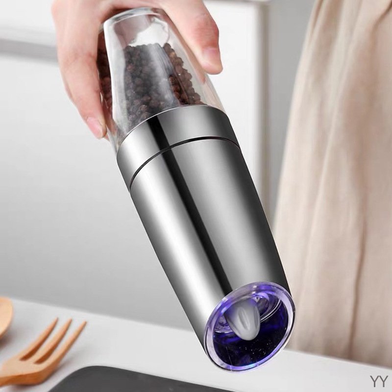 Electric Gravity Pepper Grinder Salt Grinder Adjustable Coarseness - Image 3
