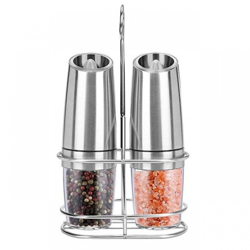 Electric Gravity Pepper Grinder Salt Grinder Adjustable Coarseness - Image 4