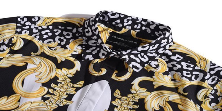 Fashion 3D Print Luxury Harajuku Men Dress Shirts - Image 3