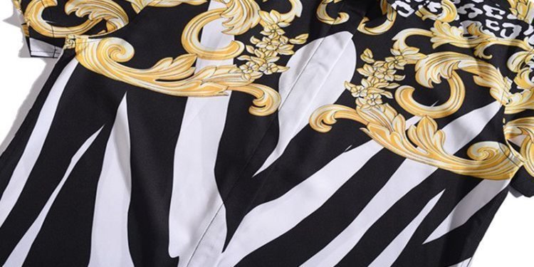 Fashion 3D Print Luxury Harajuku Men Dress Shirts - Image 2