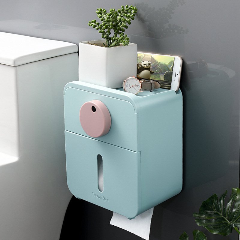 Wall-mounted toilet towel box - Image 2
