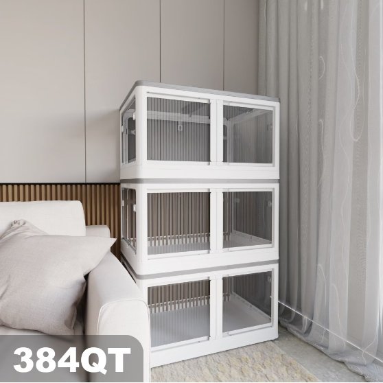 Transparent Stackable Storage Bins - Image 7