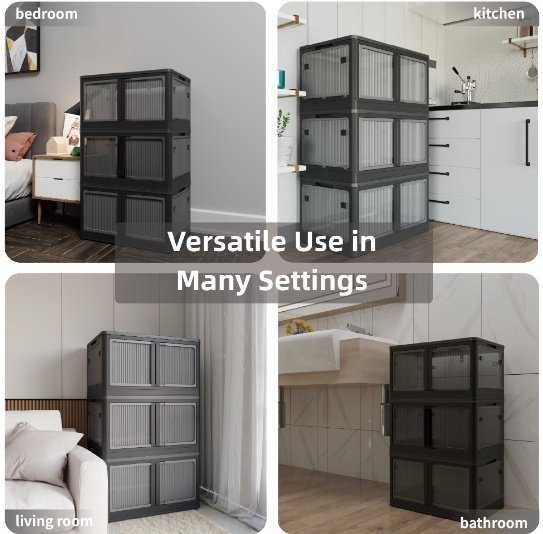 Transparent Stackable Storage Bins - Image 5