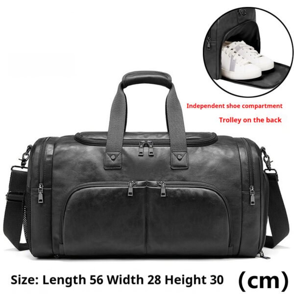 Men's Portable Travel Bag Crossbody Business Short Distance Business Bag Large Capacity - Image 3