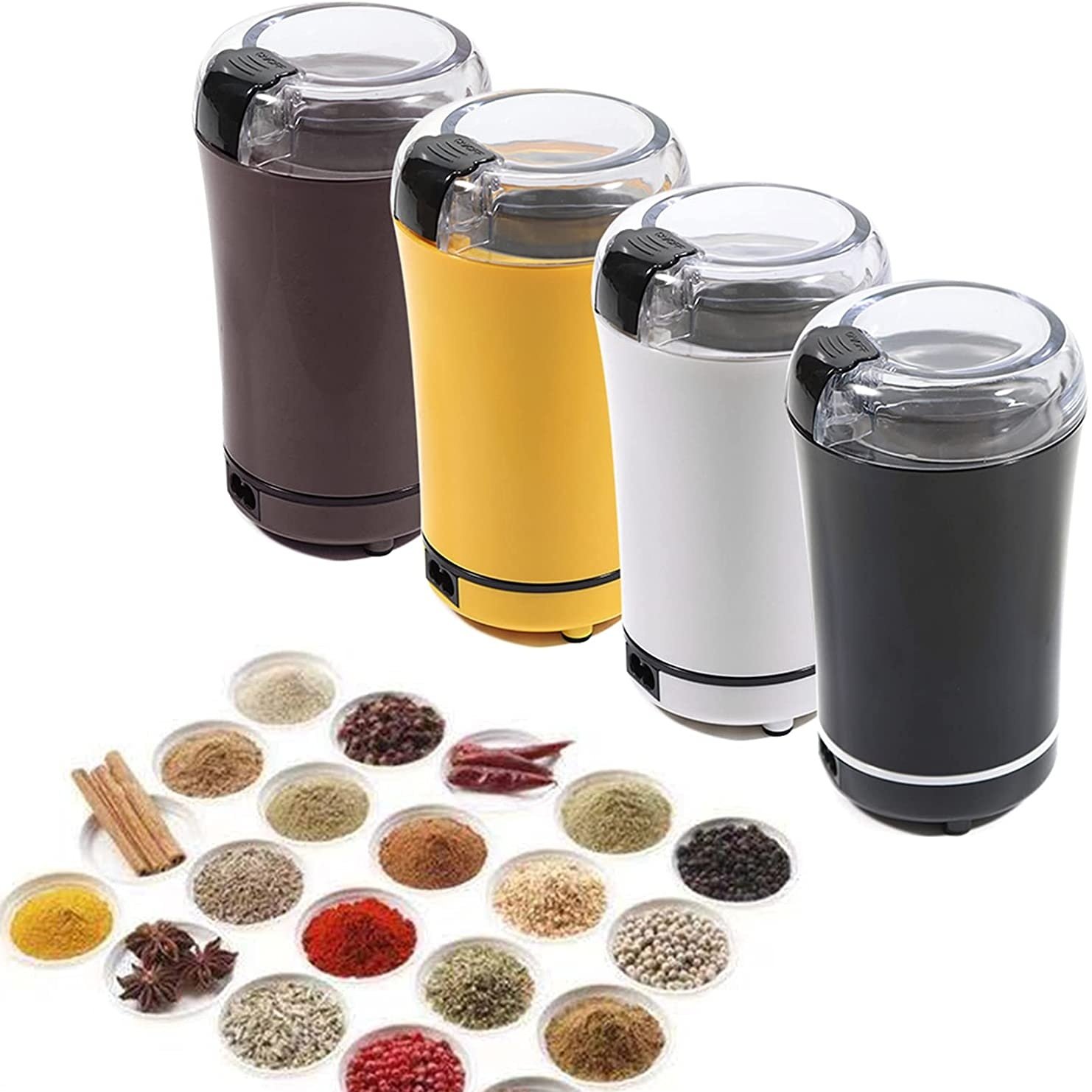 Portable Electric Coffee Bean Grinder Mill Kitchen Tool Herbs Salt Pepper Spices Nuts Grains Mini Medicine Flour Powder Crusher - Image 10
