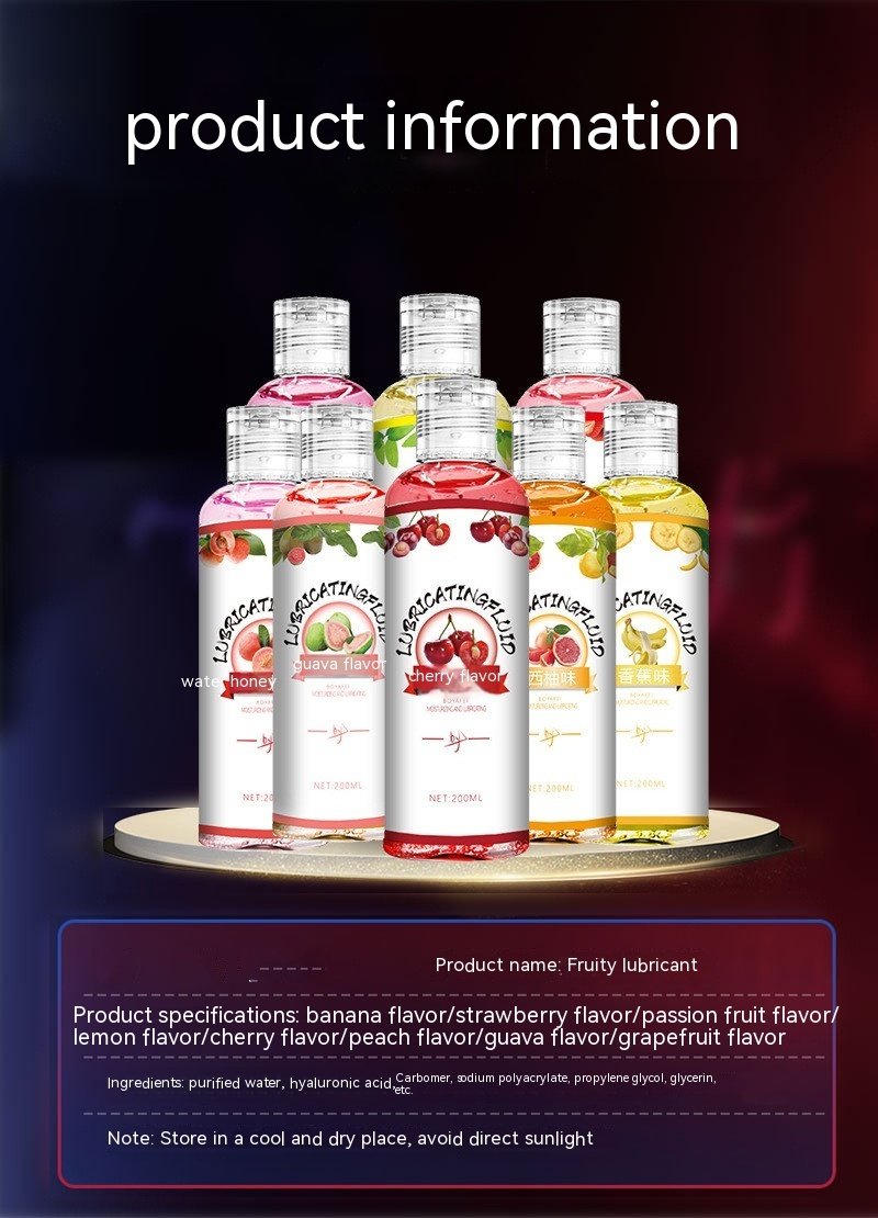 Body Fruit Flavor Wash-free Lubricating Fluid Couple's Product - Image 8