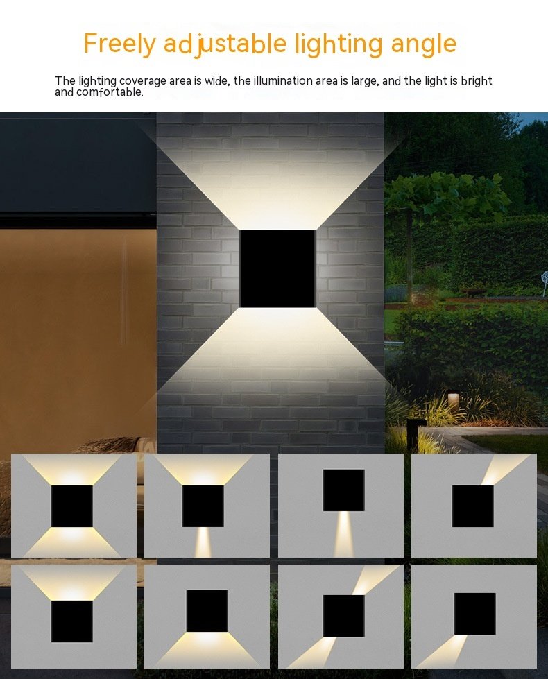 Double headed wall light LED outdoor moisture-proof courtyard - Image 3