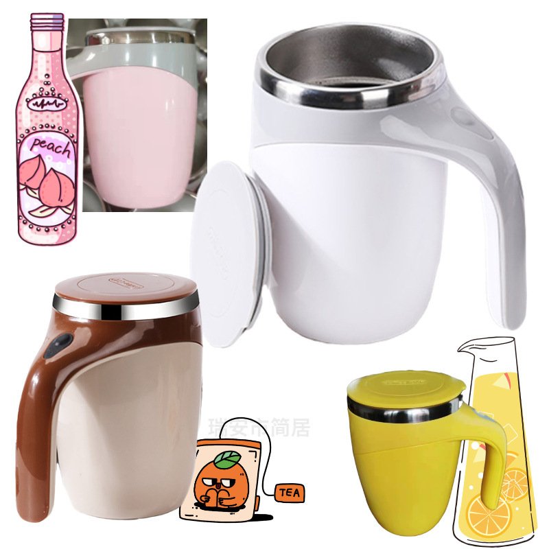 Lazy Man Magnetized Cup Coffee Cup Magnetic Fully Automatic Stirring Cup - Image 2