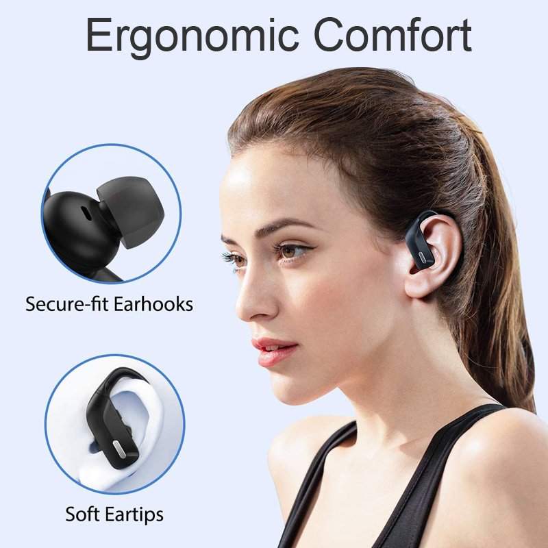 Wireless Hanging Ear Sports Waterproof Bluetooth Headset - Image 2
