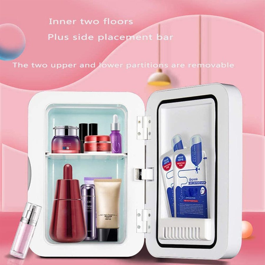 Mini Makeup Fridge Portable Cosmetic Refrigerator Cooler and Warmer Freezer for Perfume Beauty Skincare Products - Image 9