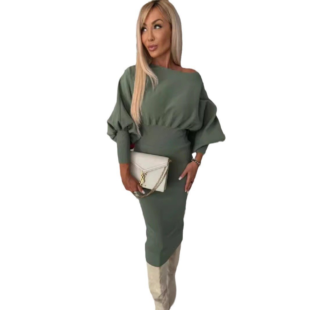 Women's Slim Fit Dress Oversized Knit - Image 7