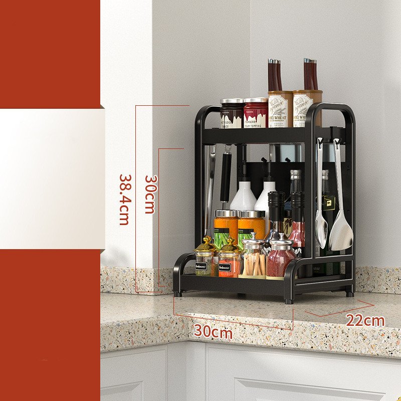 Kitchen Spice Countertop Oil Salt Sauce And Vinegar Finishing Rack - Image 4