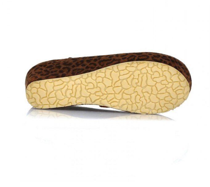 Cat Head Leopard Print Wedge Single Shoes Women Platform Platform Shoes - Image 3