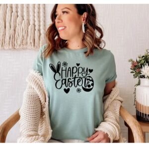 Happy Easter T-shirt, Chosen Christian Shirt, Easter Bunny Gift, Bunny Shirt, Mama Top, Chosen T-shirt, Happy Life Tee, Christian Easter Tee