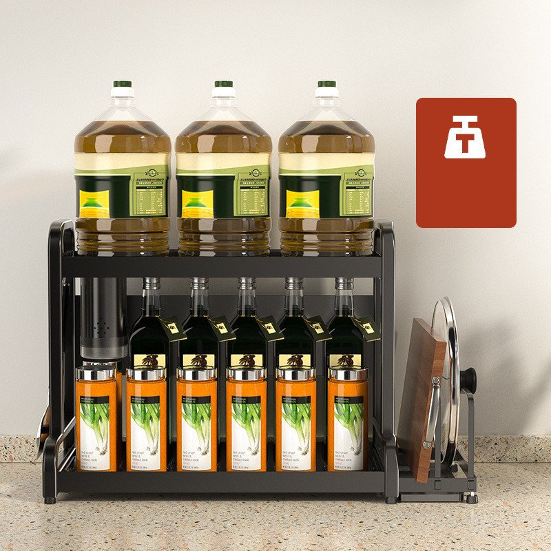 Kitchen Spice Countertop Oil Salt Sauce And Vinegar Finishing Rack - Image 5