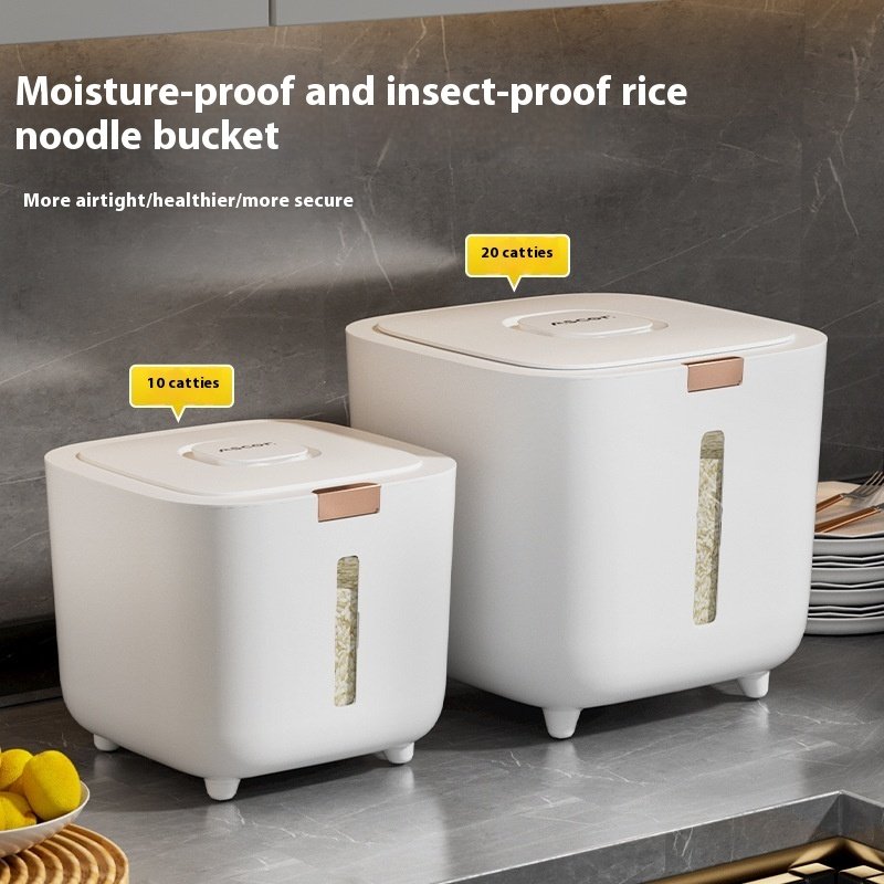 Rice Bucket Household Insect-proof Moisture-proof Sealed Food Grade
