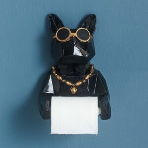 Wall-mounted wind wall-mounted bear tissue box