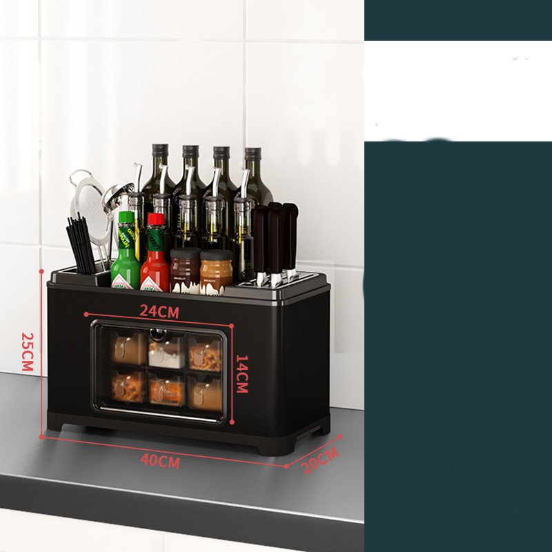 Stainless Steel Kitchen Condiment Storage Rack - Image 7