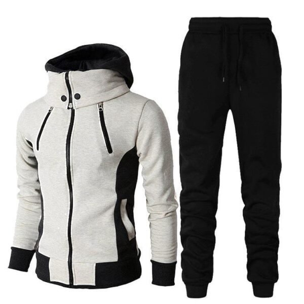 New Men's Suits Casual Hooded Sweater Thickened - Image 4
