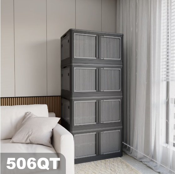 Transparent Stackable Storage Bins - Image 9