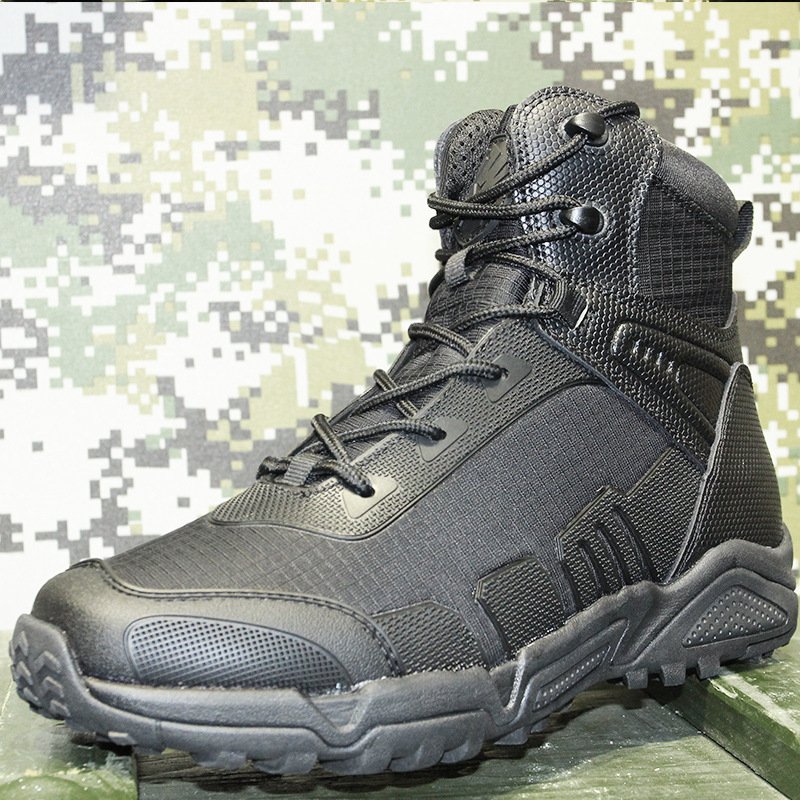 Anti-slip And Wear-resistant Outdoor High-top Tactical Boots - Image 2