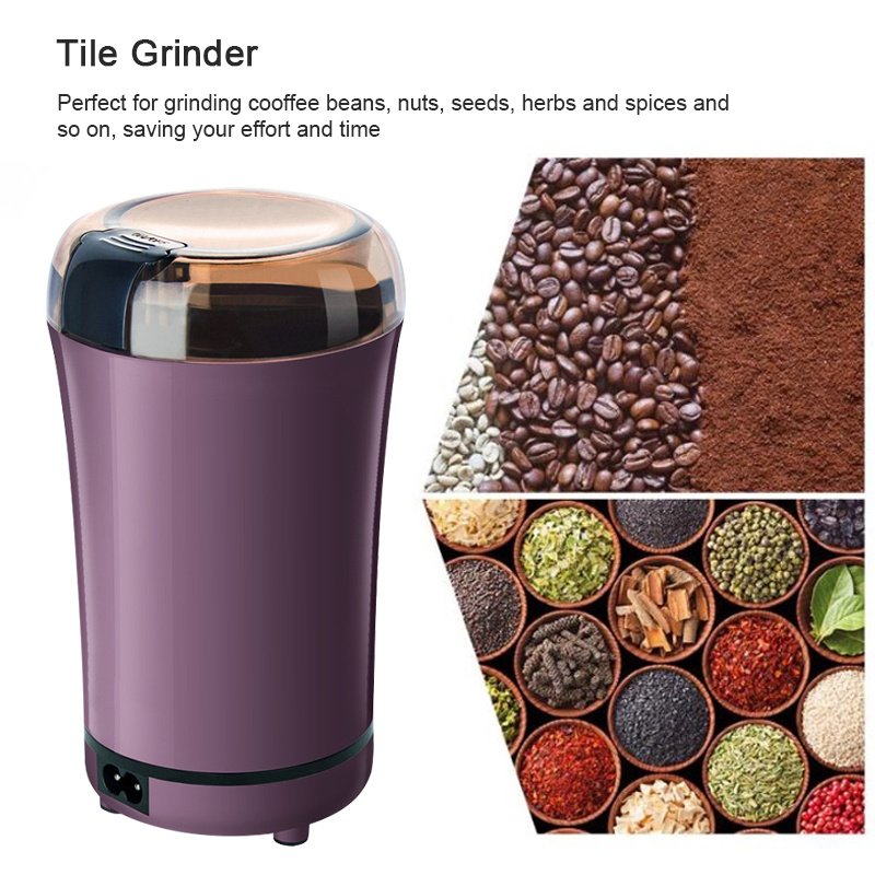 Portable Electric Coffee Bean Grinder Mill Kitchen Tool Herbs Salt Pepper Spices Nuts Grains Mini Medicine Flour Powder Crusher - Image 4