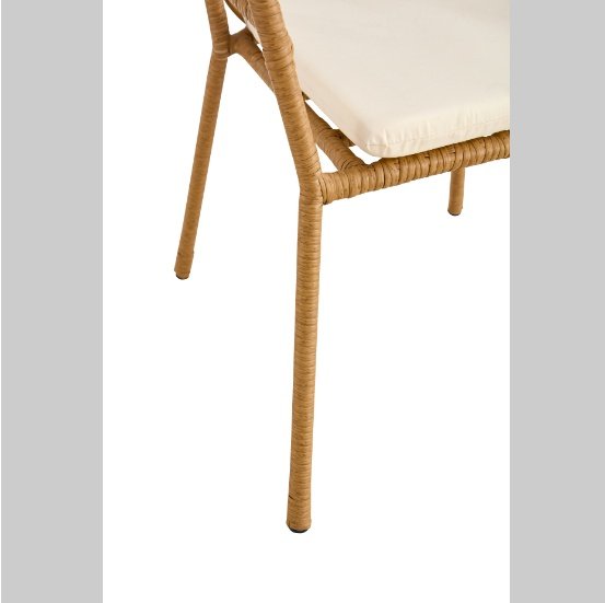 Outdoor Dinner Simple Bamboo Woven Chair - Image 4