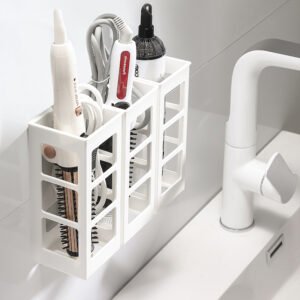 Wall-mounted Hair Curler Storage Box Household Wall