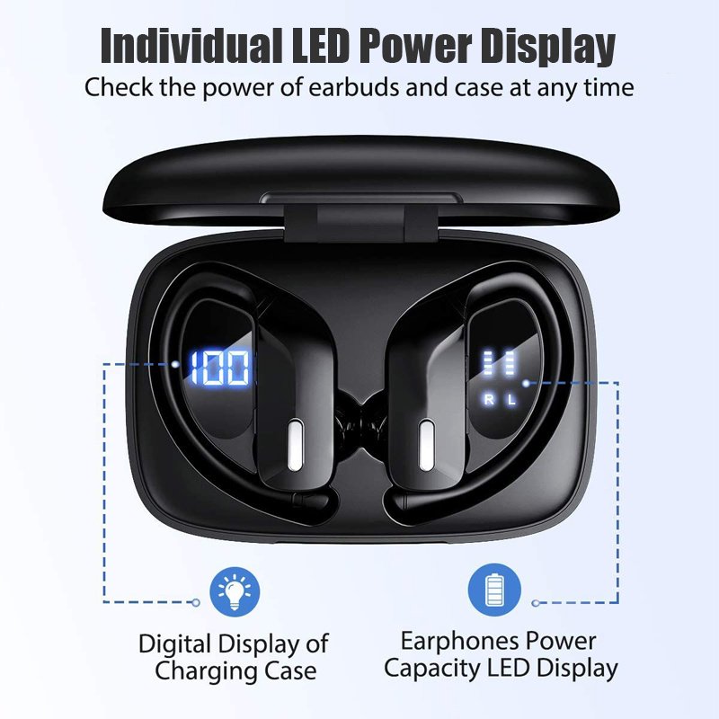 Wireless Hanging Ear Sports Waterproof Bluetooth Headset - Image 5