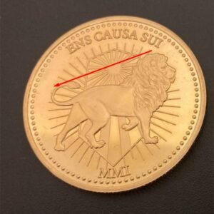 Metal Medallion Commemorative Badge