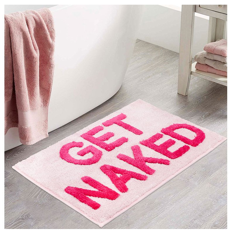 English Jacquard Letters Absorbent Floor Mat Home Door Mat Home - Image 5