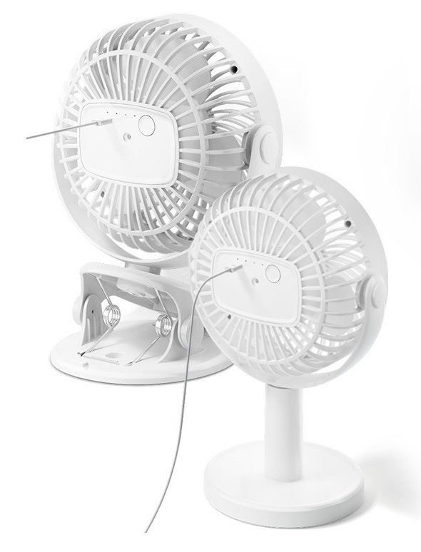 Mini Clip-on USB Desktop Fan - Image 4