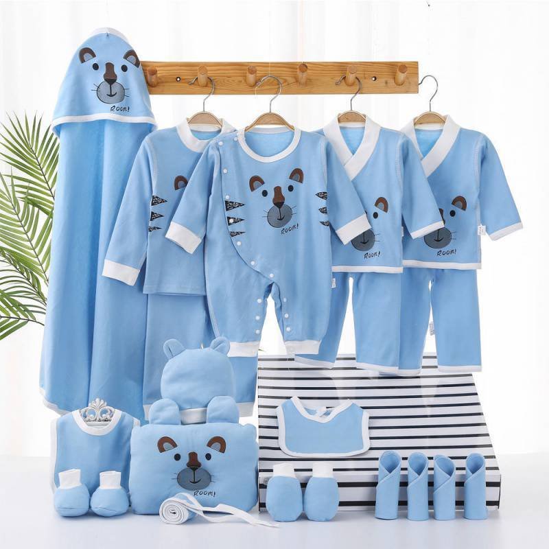 Baby Clothes Spring And Autumn Suit Gift Box Summer Newborn Baby Full Moon Meeting Supplies - Image 3