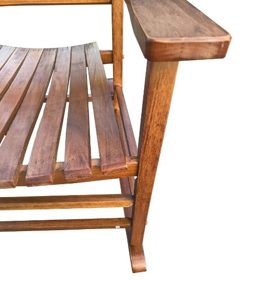 BALCONY PORCH ROCKING CHAIR Brown - Image 4