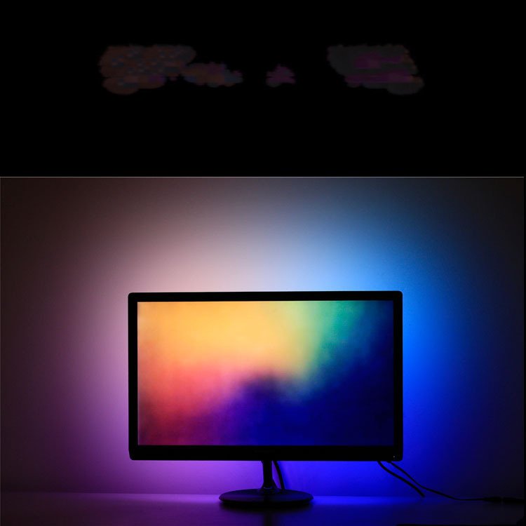 Monitor Computer LCD Screen Overflow Color Sync Light Belt - Image 6