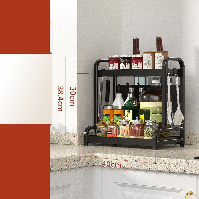 Kitchen Spice Countertop Oil Salt Sauce And Vinegar Finishing Rack - Image 8