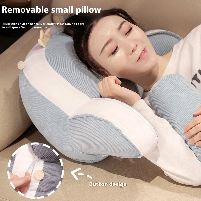 New Corduroy Bed Head WAIS Trest Bed Pillow Soft - Image 2