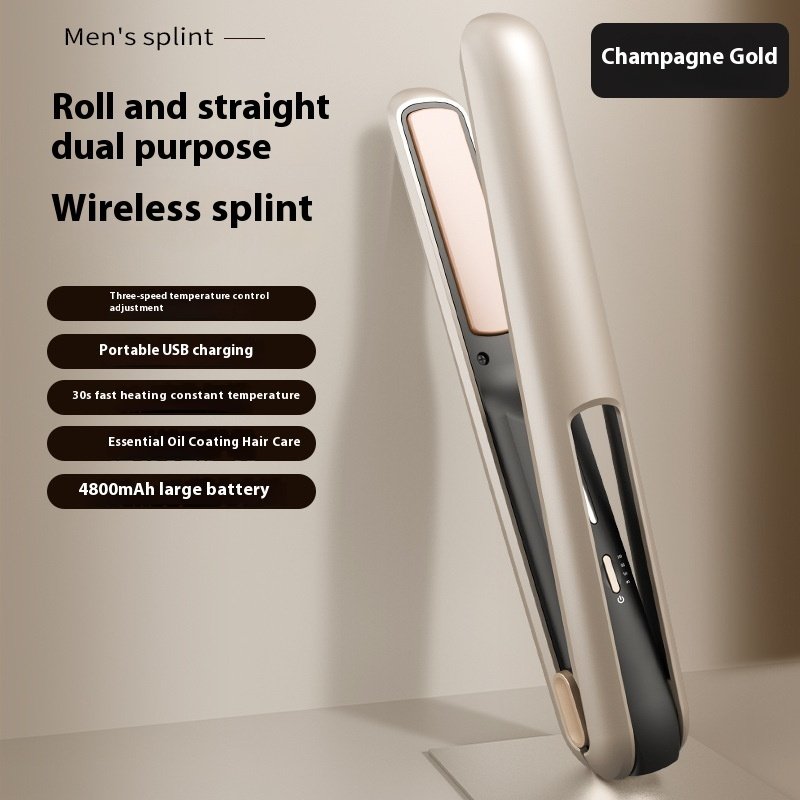 Wireless USB Charging Hair Straighteners Volume Straight Two-in-one - Image 4