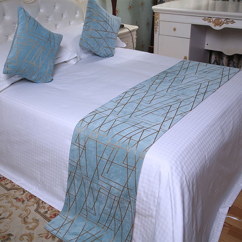 Bedding Household Bed Cover Cushion Decorative Cushion Bed Bed Scarf Bed Flag Bed Foot Towel - Image 3