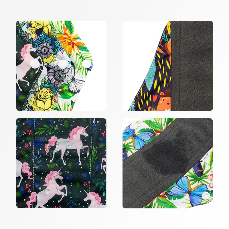 Soft Bamboo Cloth Reusable Menstrual Pads - Image 5