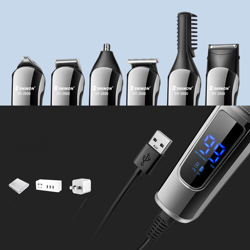 Full Body Wash Multifunctional Electric Hair Clipper Set - Image 5