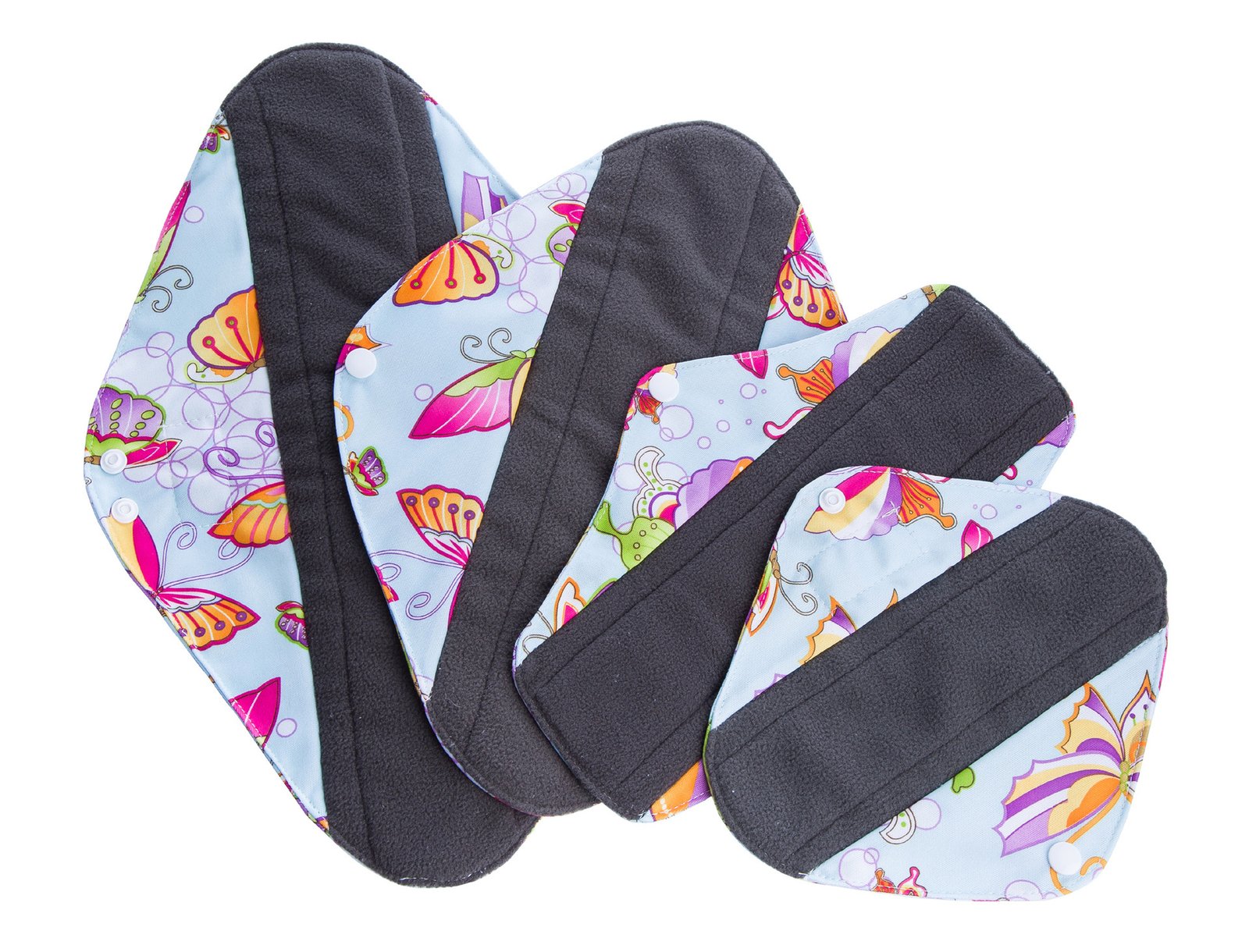 Printed Washable Sanitary Napkins, Charcoal Nursing Pads - Image 5