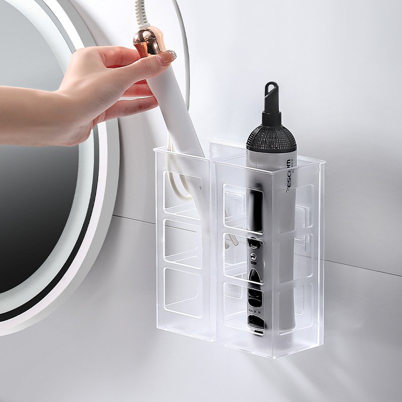 Wall-mounted Hair Curler Storage Box Household Wall - Image 6