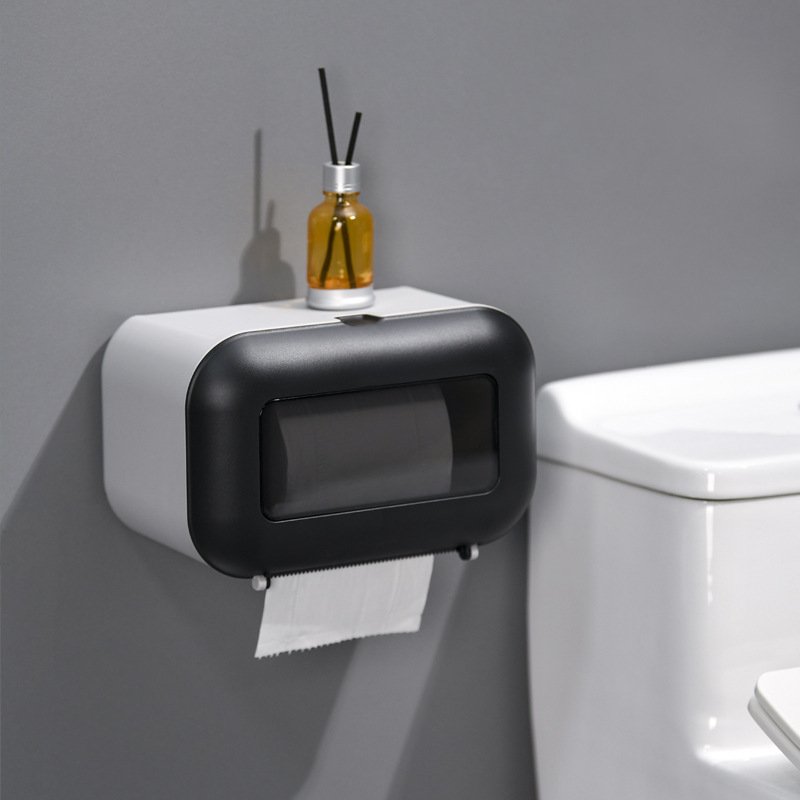 Household Wall-mounted Tissue Box Bathroom Supplies - Image 5