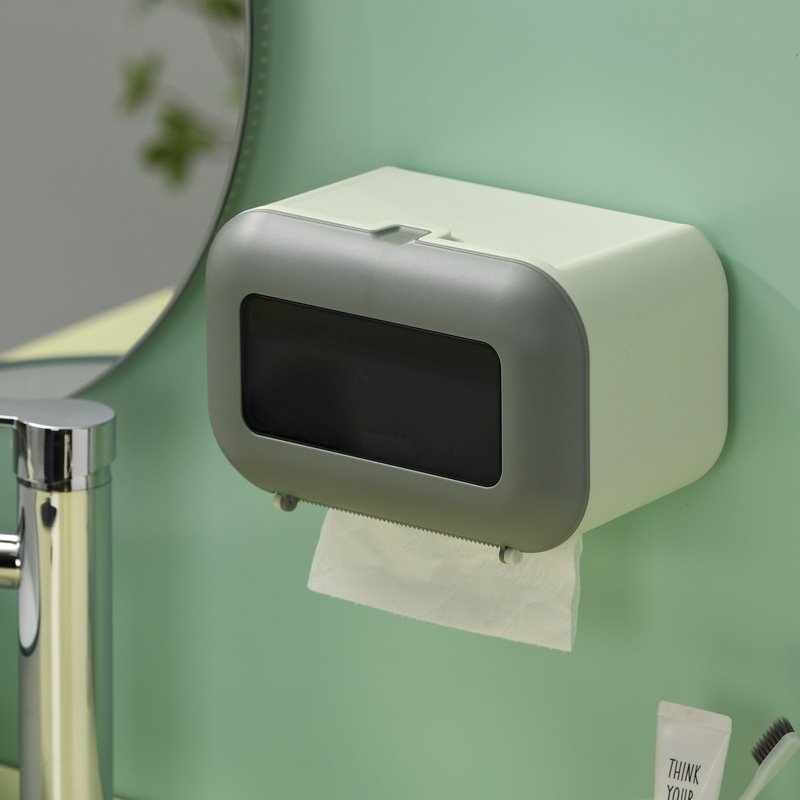 Household Wall-mounted Tissue Box Bathroom Supplies - Image 4