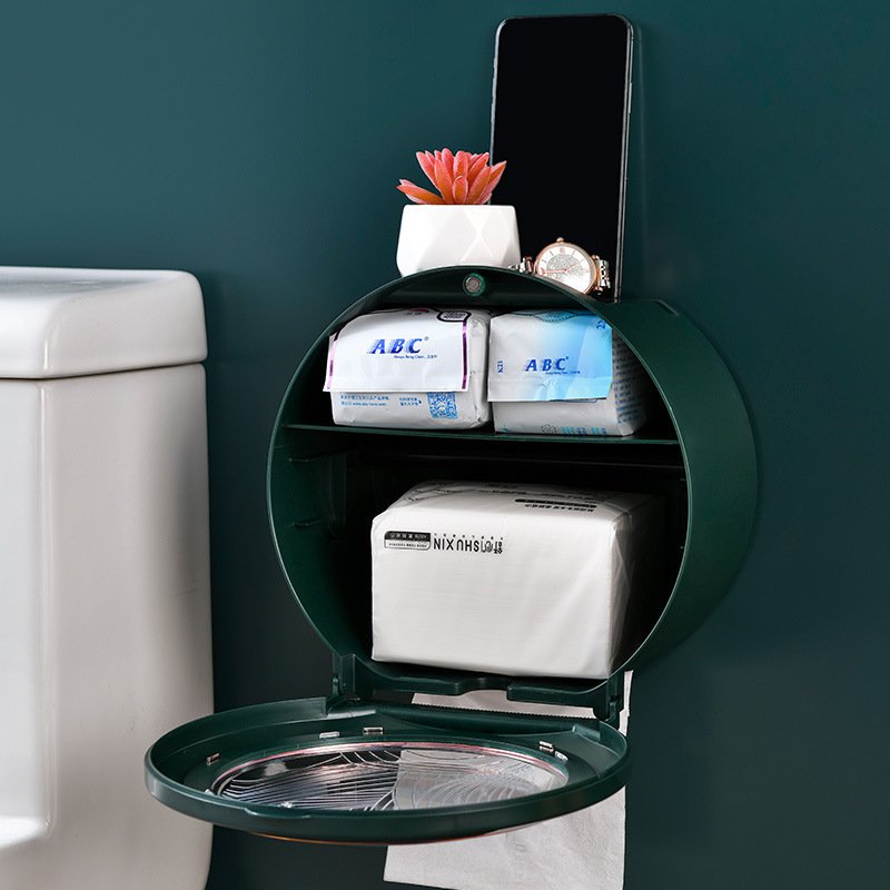 Punch Free Wall Mounted Washcloth Storage Box - Image 2