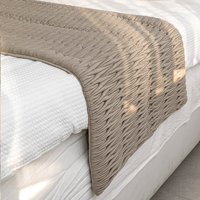 Modern Minimalist Model Room Bed Runner Bed Pillow - Image 2