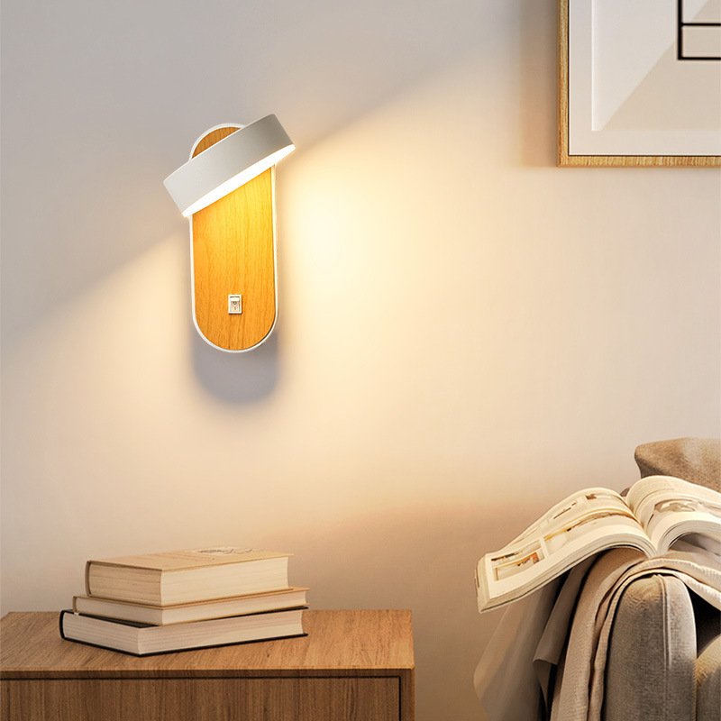 Bedroom Bedside Wall Lamp Simple Living Room